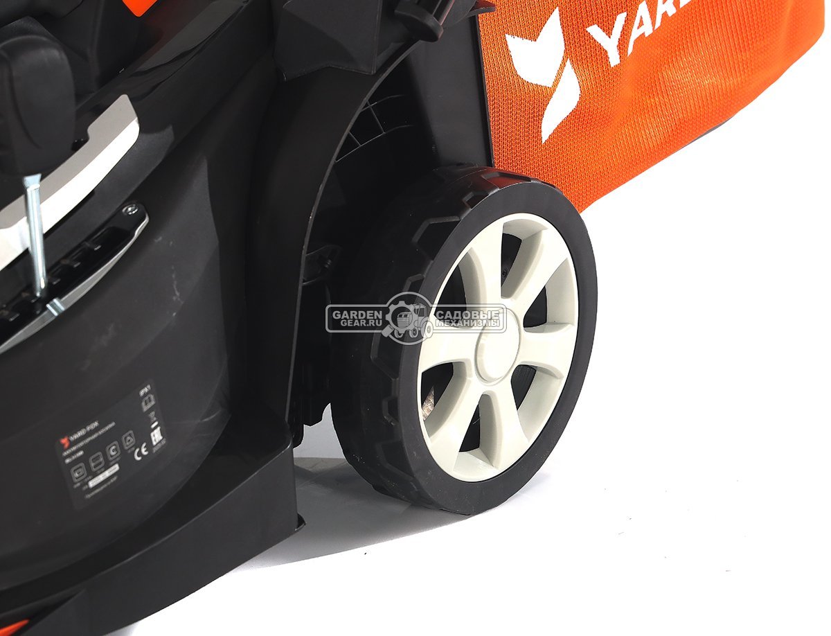 Газонокосилка аккумуляторная Yard Fox EL3435B SET с АКБ 2.5 А/ч и ЗУ (PRC, BL 40В, пластик, 34 см, 35 л, 8 кг)
