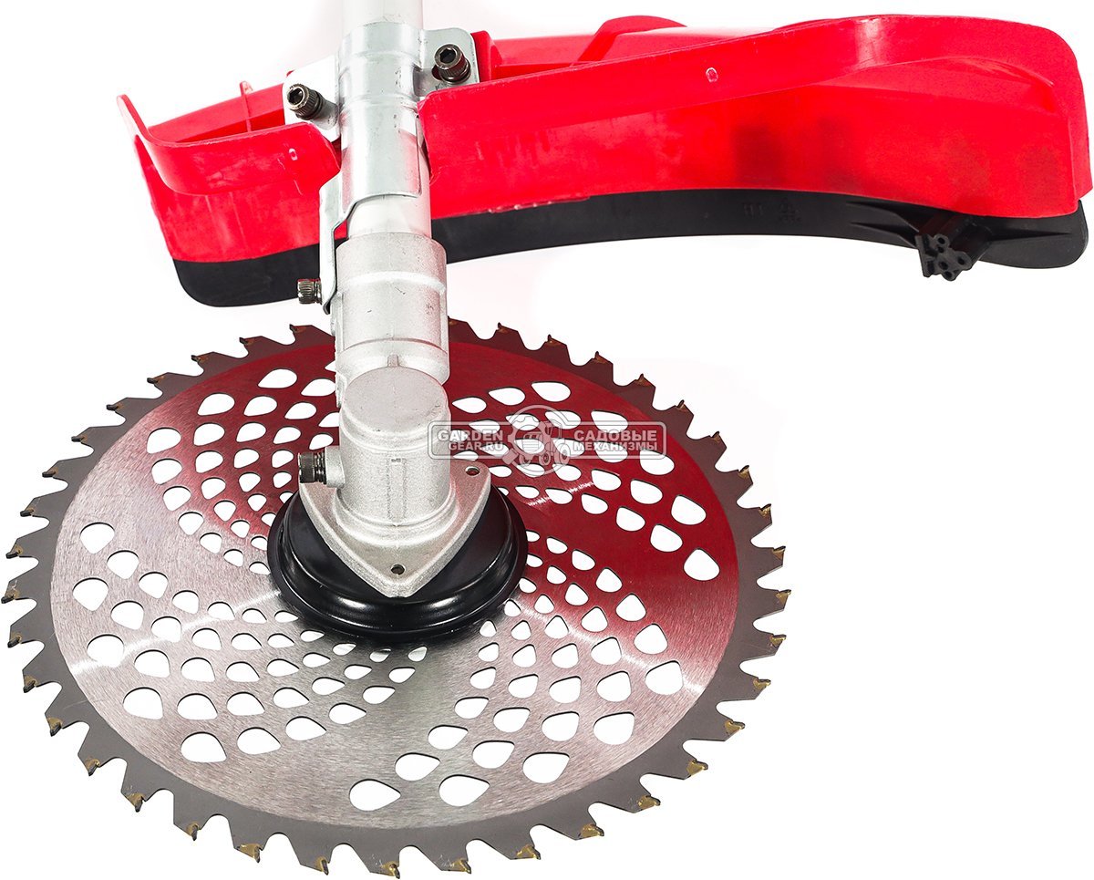 Бензокоса Интерскол КБ 44/52РВ Эксперт (RUS, 52 куб.см., 1.6 кВт/2.2 л.с., леска 2.4 мм + 40Т диск 255 мм, Т-рукоятка, 7.0 кг)