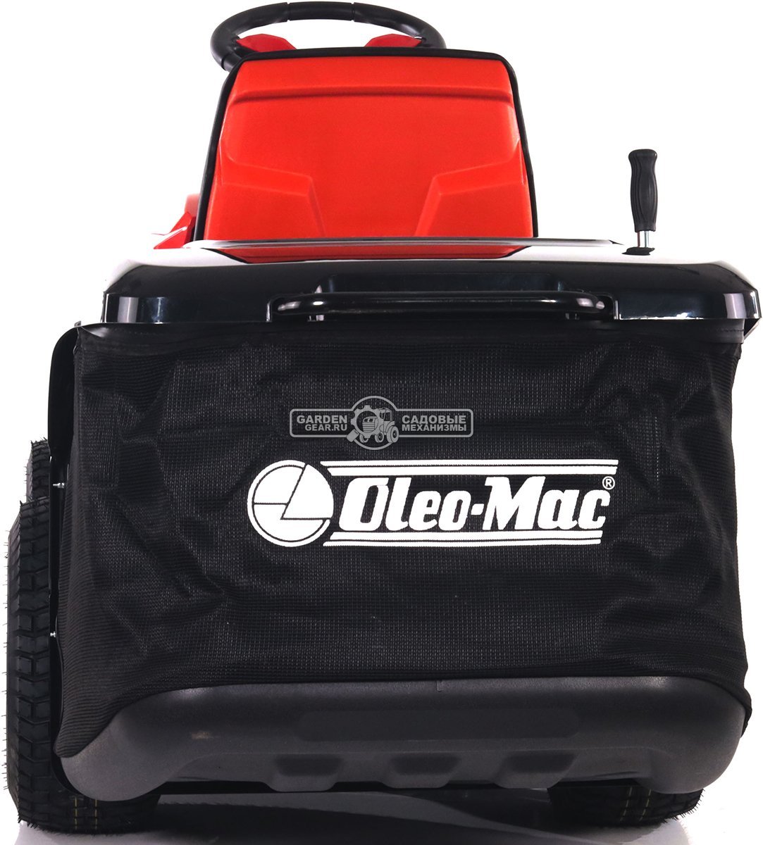Садовый трактор Oleo-Mac OM 86R/12,5 К M (PRC, Emak K 1250 AVD, 413 см3, 86 см., механика, травосборник 300 л., 190 кг.)