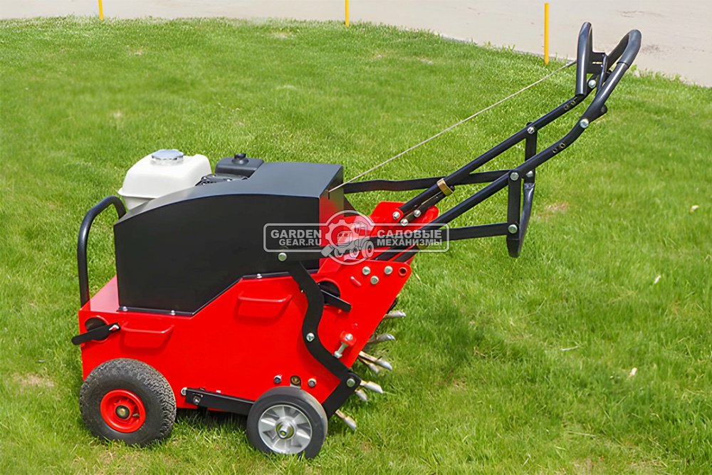 Аэратор бензиновый профессиональный самоходный TOSS AE-450H (RUS, Honda GX160, 45 см., 130 кг.)