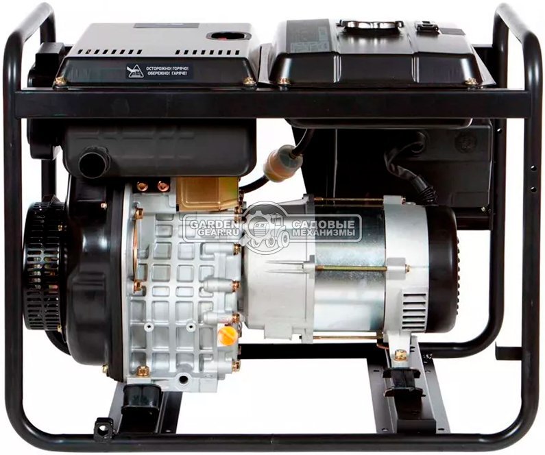 Дизельный генератор Hyundai DHY 5000L (PRC, Hyundai, 406 см3, 4.2/4.6 кВт, 12.5 л, 93 кг)