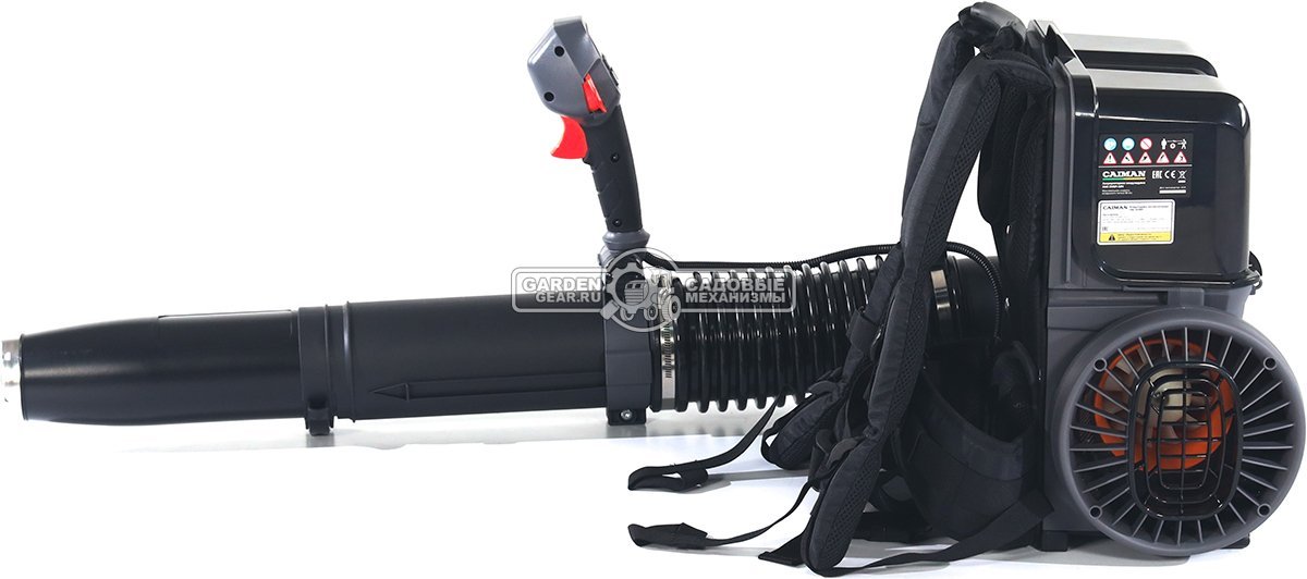 Воздуходувка аккумуляторная ранцевая Caiman ENO BVBPI 60V без АКБ и ЗУ Standart Connect (RUS, BL 60В, 324 км/ч, 170-1360 м3\час, Turbo режим, 6,2 кг.)