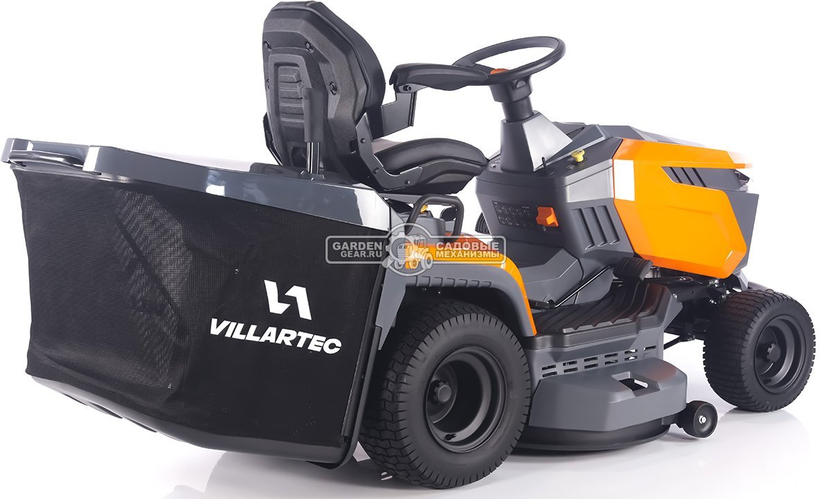 Садовый трактор Villartec MR2308H (PRC, Loncin V-Twin 708 куб.см., LED дисплей, гидростатика, травосборник 320 л, ширина кошения 108 см, 237 кг)