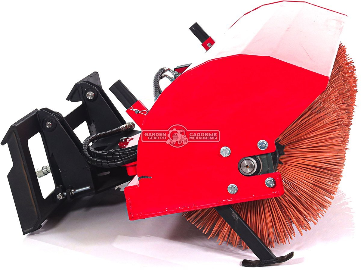 Щетка коммунальная RED 160 см. с шарнирным поворотом в 2 стороны для мини-погрузчика, 192,5 кг. 