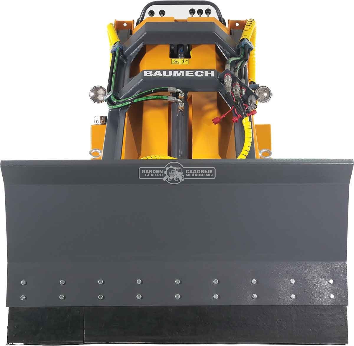 Универсальная машина мини-погрузчик Baumech ML-02 Pro + гидравлический отвал 120 см. с двигателем Zongshen GB750 EFI V-Twin инжектор