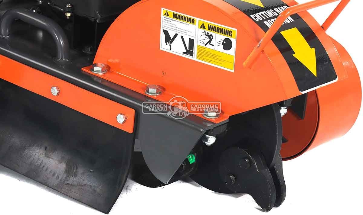 Измельчитель пней ZimAni SG350 с эл/стартером (PRC, Loncin G420F, 420 см3, диаметр фрезы 300 мм, 104 кг)