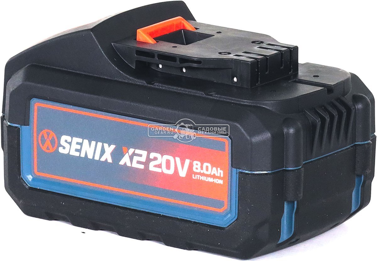 Аккумулятор Senix B80X2 (PRC, Li-ion, 20В, 8.0 А/ч)