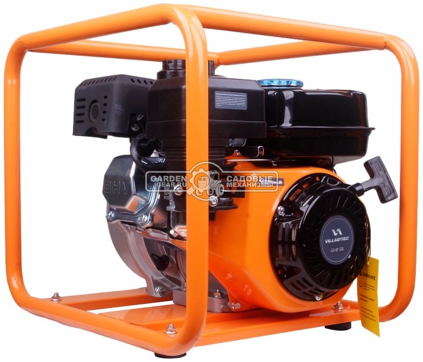 Мотопомпа бензиновая Villartec GHP50 пожарная высоконапорная (PRC, 208 куб.см., 25 м3/час, 2", 58 м, 27 кг)