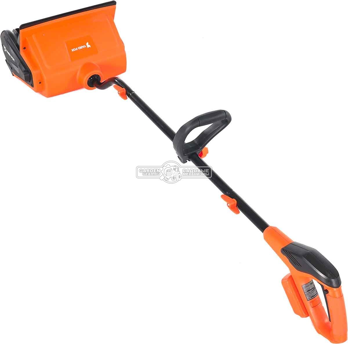 Снегоуборщик аккумуляторный / лопата Yard Fox 33E с АКБ 4 А/ч и ЗУ (PRC, BL 20В, ширина 33 см, 6 кг)