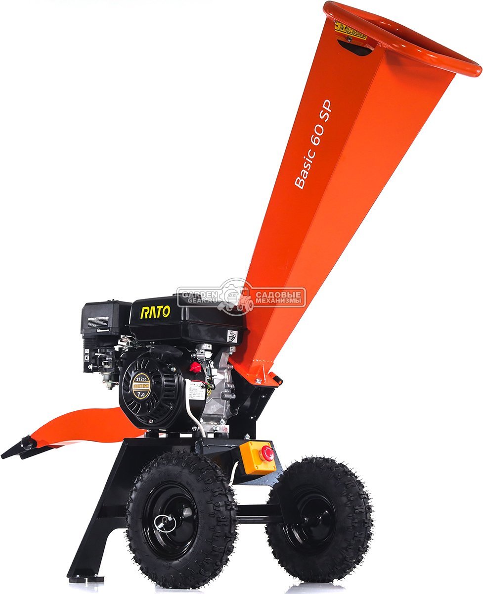 Садовый измельчитель веток бензиновый Yard Fox Basic 60SP (PRC, Rato, 212 см3, ветки до 60 мм, 45 кг)