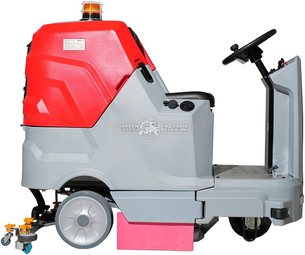 Поломоечная машина аккумуляторная с сиденьем оператора EVOline SDB 860 T без АКБ и ЗУ (PRC, 86 см, 130+160 л, 360 кг)