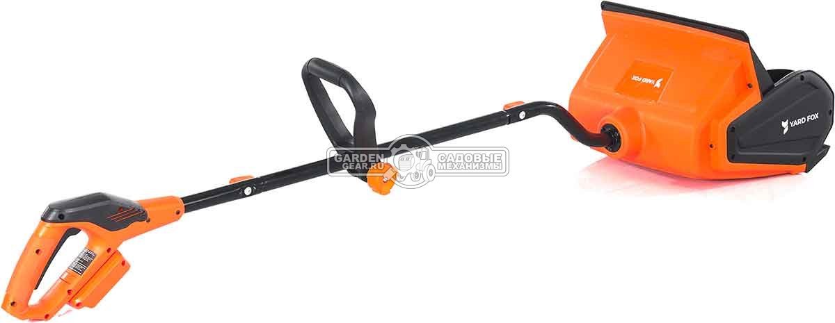 Снегоуборщик аккумуляторный / лопата Yard Fox 33E с АКБ 4 А/ч и ЗУ (PRC, BL 20В, ширина 33 см, 6 кг)