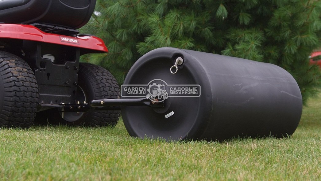 Каток прицепной пластмассовый Husqvarna 91 см. для прикатки площадей после посева травы, для садовых тракторов