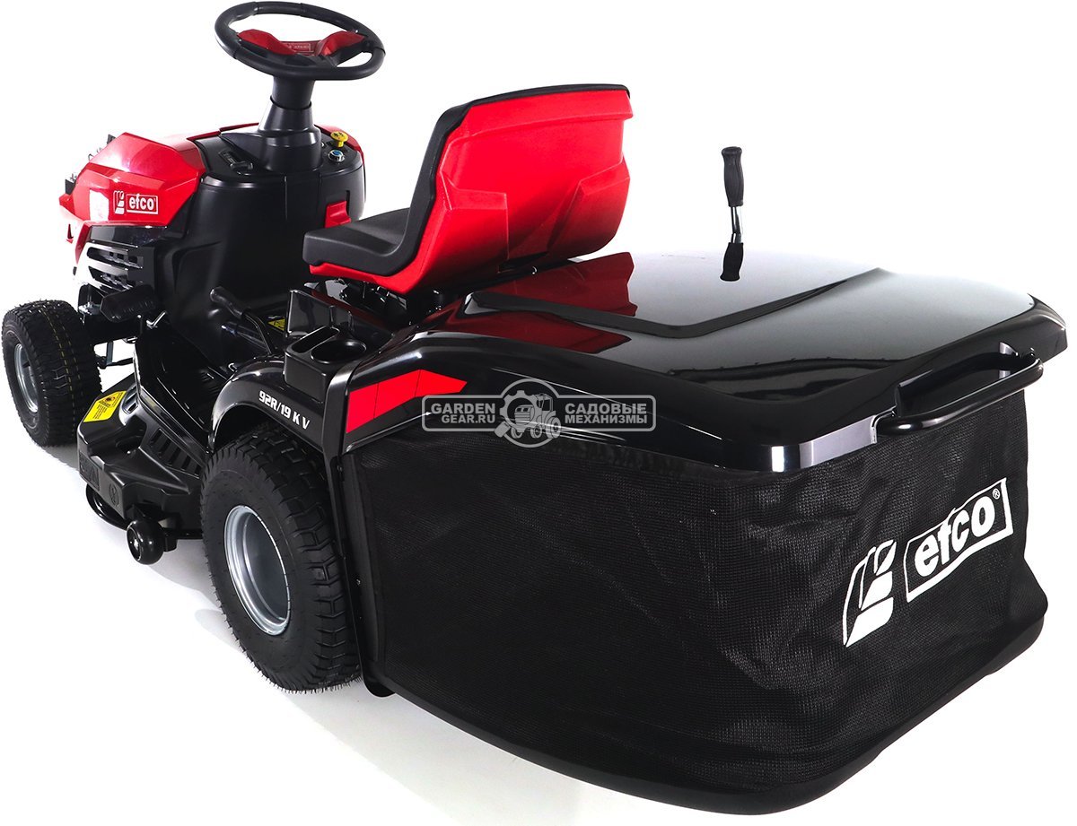 Садовый трактор Efco EF 92R/19 KV (PRC, Emak K 1900 V-Twin, 586 см3, 92 см, гидростатика, травосборник 300 л, 192 кг.)