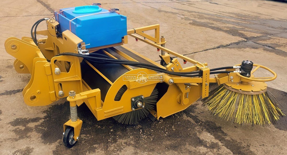 Щетка с передним бункером МЕТАТЭКС c угловой щеткой