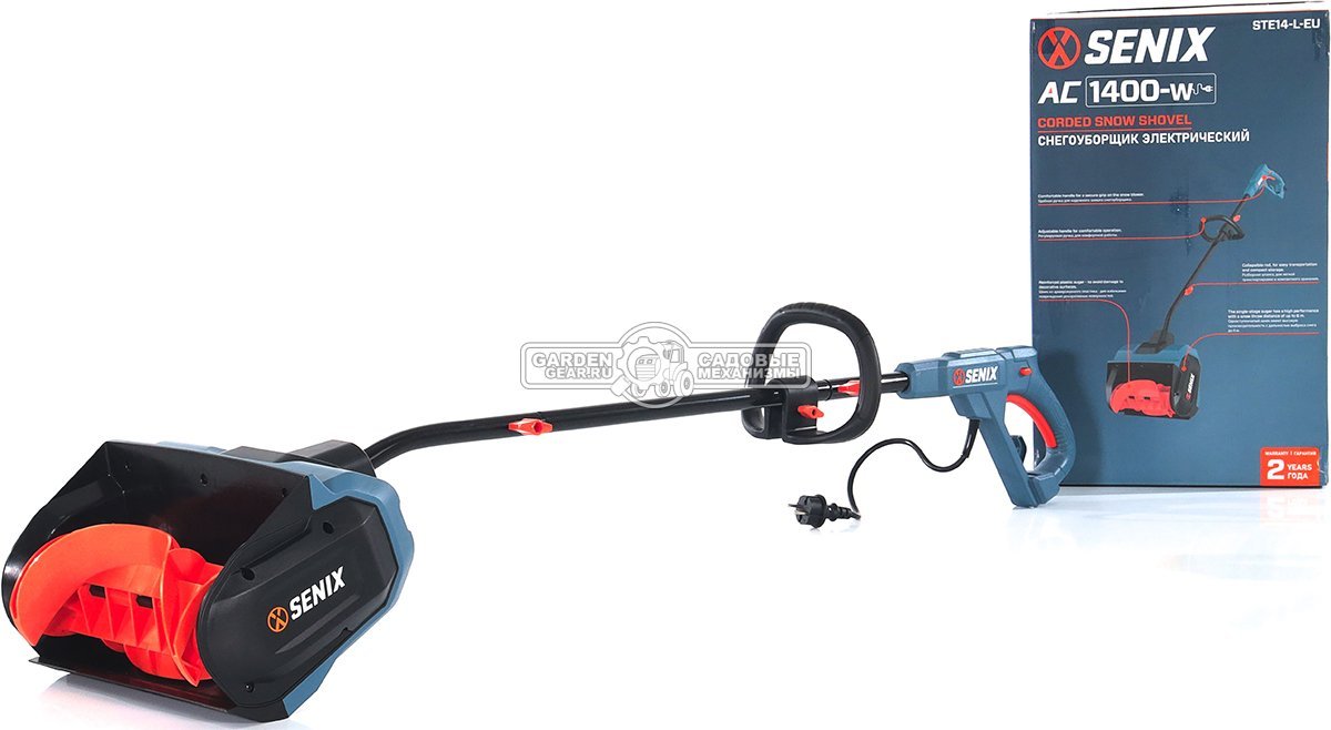 Снегоуборщик электрический - электролопата Senix STE14-L-EU (PRC, 33 см, 1400 Вт, 6.5 кг)
