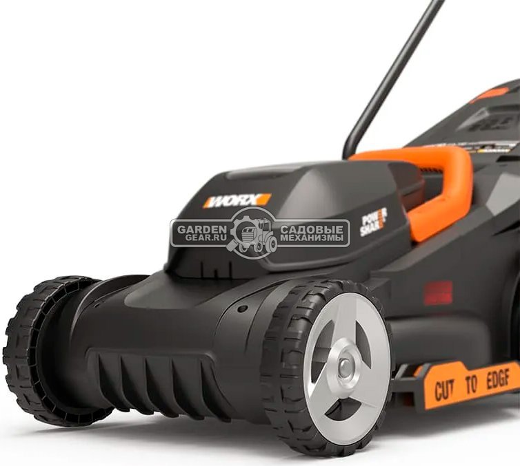Газонокосилка аккумуляторная Worx WG730E с АКБ 4 А/ч и ЗУ (PRC, 20В, 30 см, пластик, 30 л, 9.7 кг)