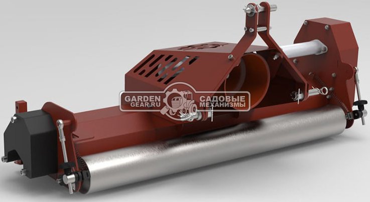 Скарификатор - вертикуттер от ВОМ TOSS SC-1300 (RUS, ВОМ 540 об/мин от 18 л.с., ширина 1300 мм, глубина до 40 мм, 131 кг.)