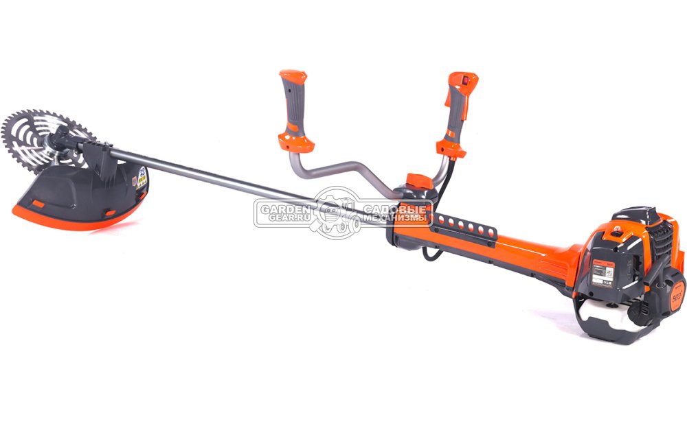Бензокоса Daewoo DABC 620 Pro Industrial (PRC, 58.2 куб.см., 2.6 кВт/3.5 л.с., леска 3.0 мм + диск 305 мм, T-рукоятка, Easy Start, 10.2 кг)