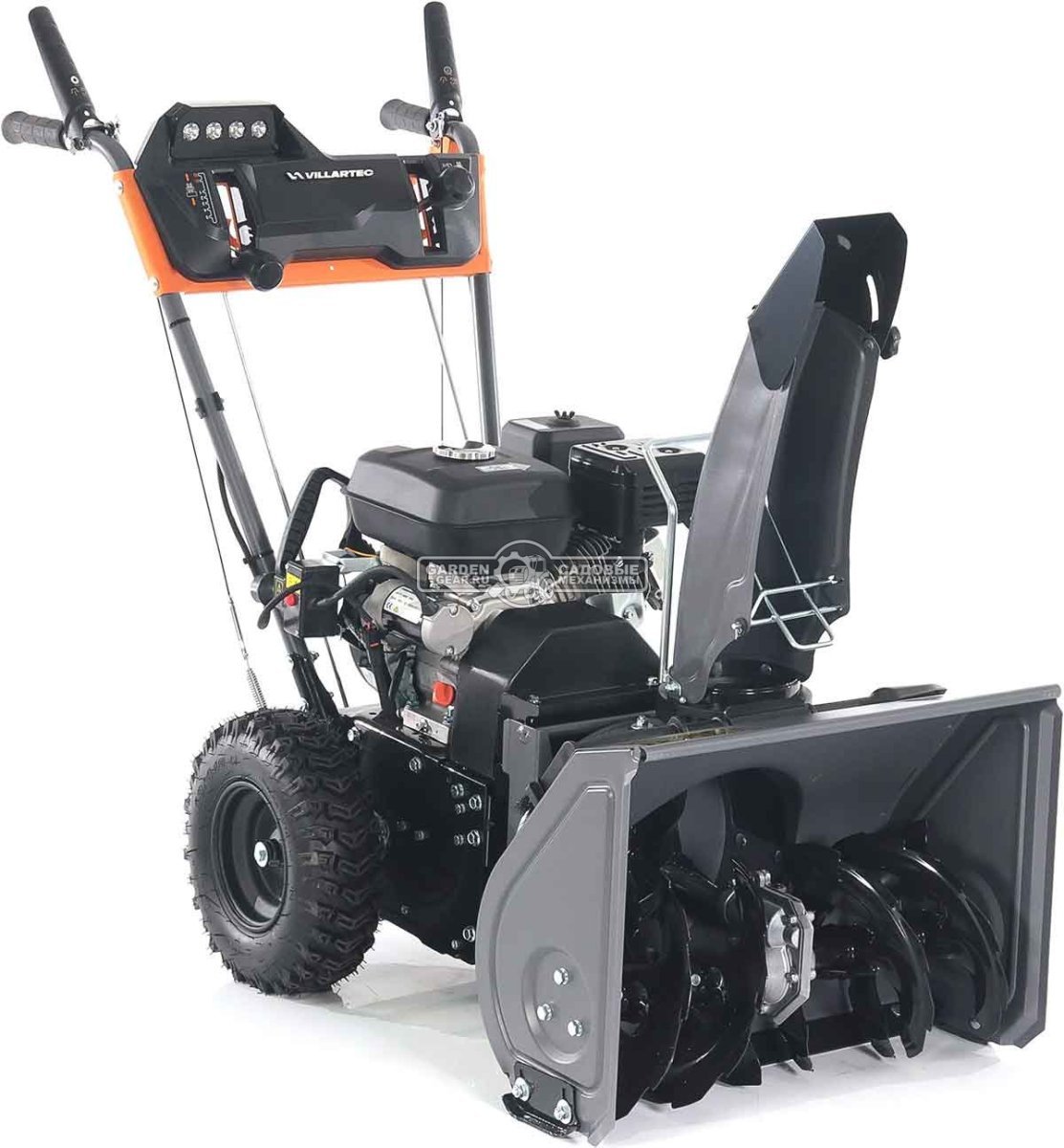 Комбимашина Villartec SW7080E с щеткой 80 см и снегоуборщиком 56 см (PRC, 7,0 л.с., 212 см3, эл/стартер, фара, скорости 5/2, 73 кг)