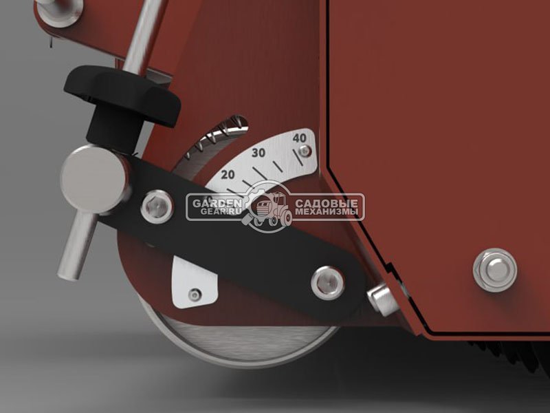 Скарификатор - вертикуттер от ВОМ TOSS SC-1300 (RUS, ВОМ 540 об/мин от 18 л.с., ширина 1300 мм, глубина до 40 мм, 131 кг.)