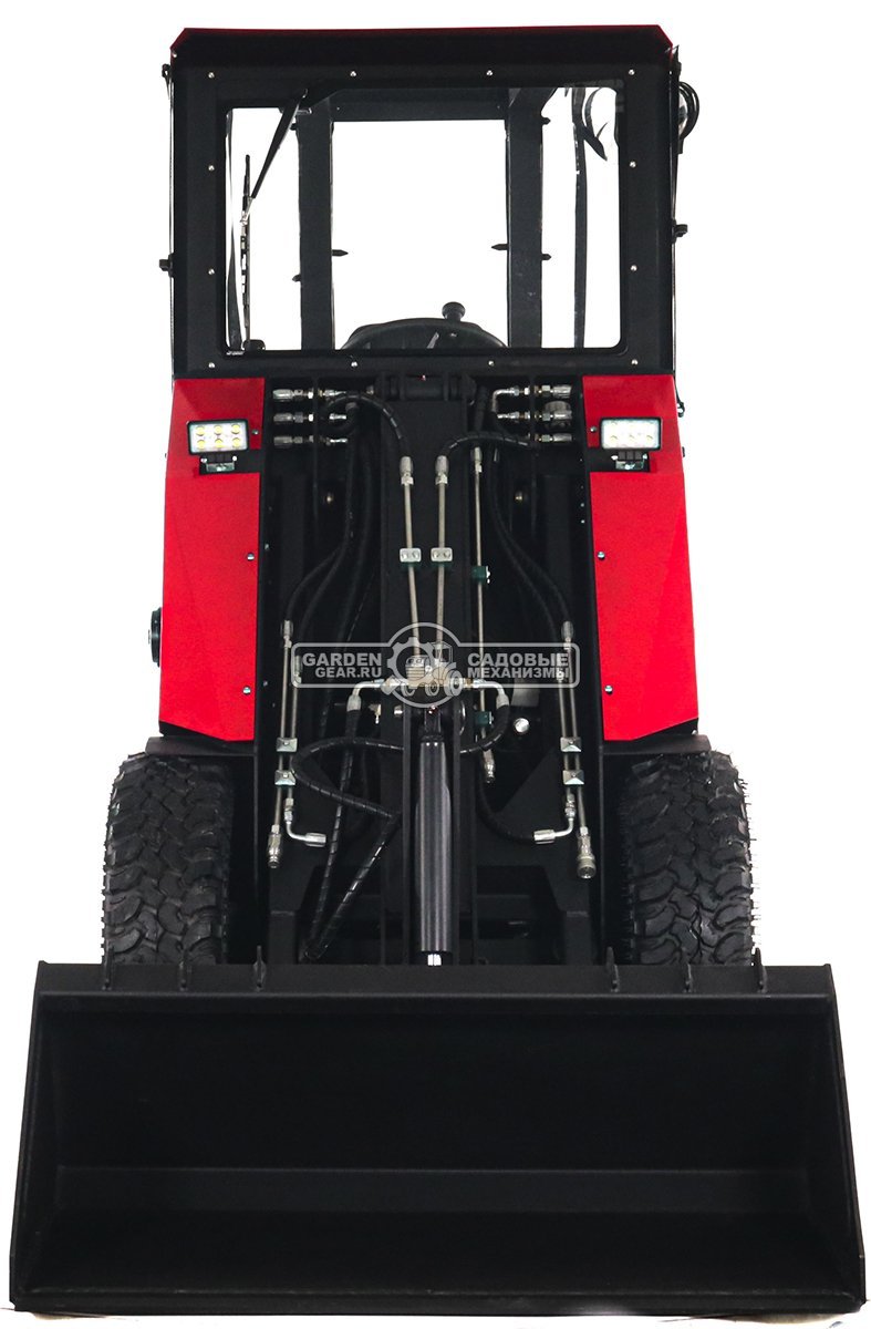 Мини-погрузчик шарнирно сочленённый RED RBF-03 тент + отопитель + джойстик Zongshen GB750EFI 30 л.с., грузоподъемность до 700 кг, ковш 150 л, 1270 кг.