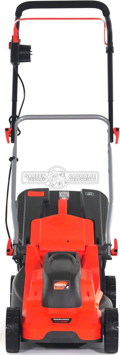 Газонокосилка электрическая Daewoo DLM 1250E (PRC, 1250 Вт., 32 см., пластик, 35 л., 7,1 кг.)