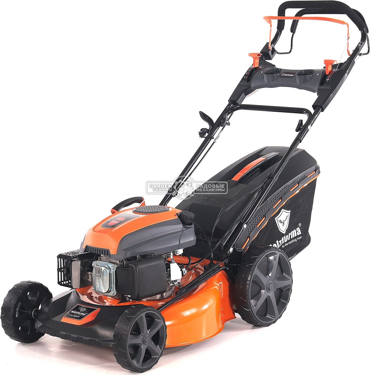 Газонокосилка бензиновая Holzfforma LC251V (PRC, 51 см, 196 см3, 3 в 1, Quattro Blade, вариатор, 65 л, 35 кг)