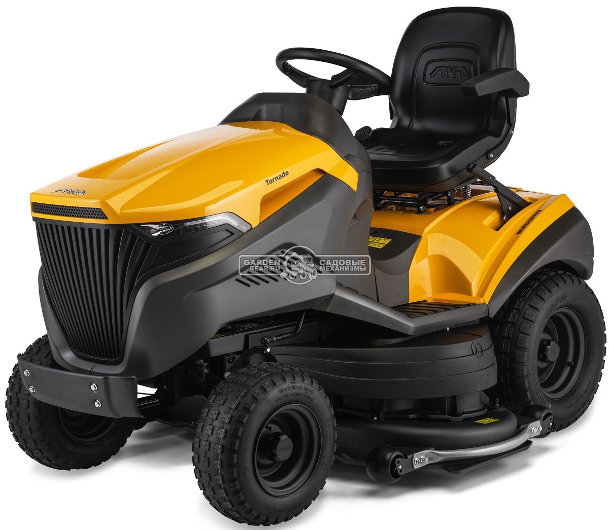 Садовый трактор Stiga Tornado 9121 W (ITA, Honda GXV 630, 688 куб.см., гидростатика, боковой выброс, ширина кошения 121 см, TC SD 108/121, 250 кг.)