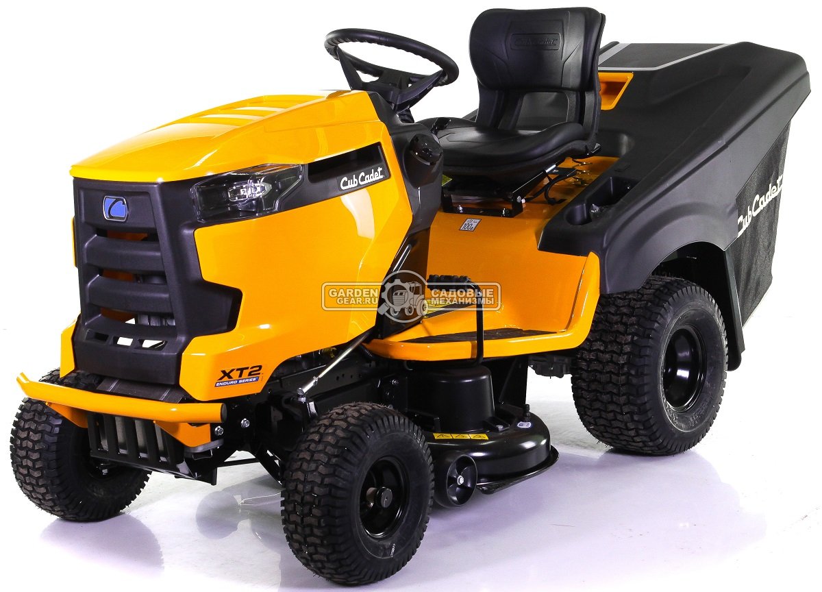 Садовый трактор Cub Cadet XT2 PR95 (USA, Kawasaki, V-Twin, 603 куб.см., гидростатика, травосборник 320 л., ширина кошения 95 см., 254 кг.)