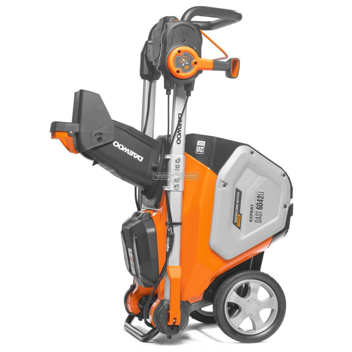 Снегоуборщик аккумуляторный Daewoo DAST 6042Li без АКБ и ЗУ (PRC, BL 2x21В, ширина 51 см, фара, 21 кг)