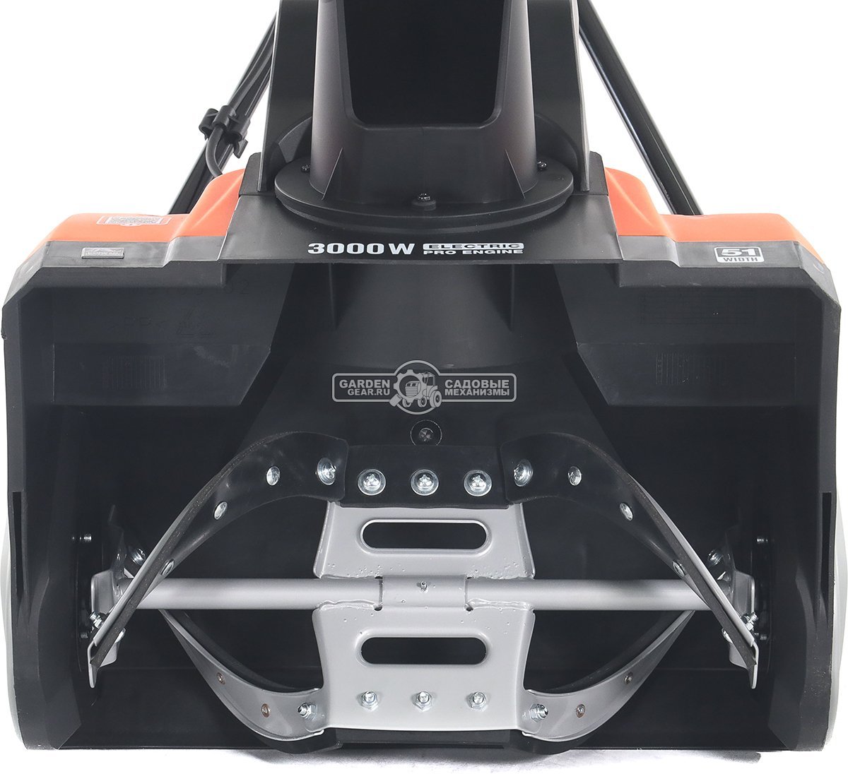 Снегоуборщик электрический Daewoo DAST 3000E (PRC, 51 см., 3000 Вт., LED фара, 16,8 кг.)