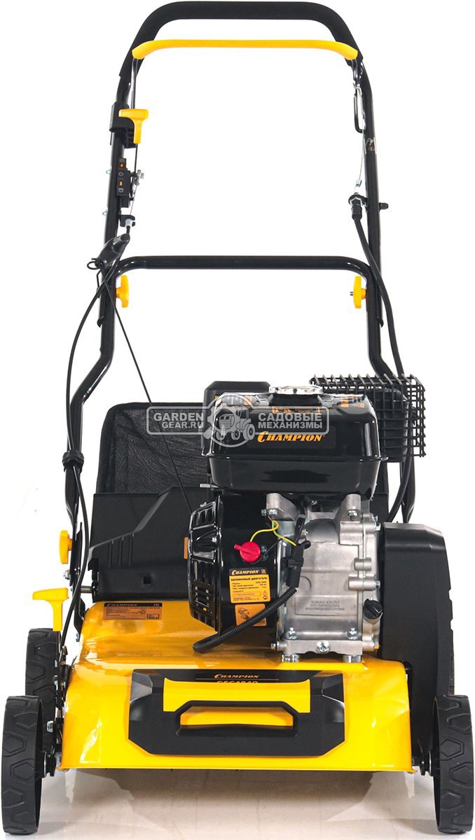 Вертикуттер - аэратор бензиновый Champion GSC4840 (PRC, 40 см, 212 см3, ножи + пружины, 40 л, 29 кг.)