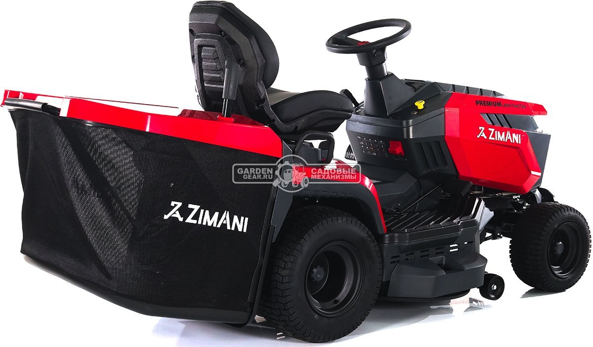 Садовый трактор ZimAni TC97HL (PRC, Loncin 452 куб.см., гидростатика, травосборник 320 л, ширина кошения 97 см, LED панель, 190 кг)