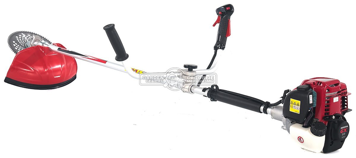 Бензокоса EVOline BCG 35H (4T) 4-х тактная (PRC, Honda 35.8 см3, 1.3 л.с., леска 2.5 мм + нож + пильный диск, ремень, 7.3 кг)