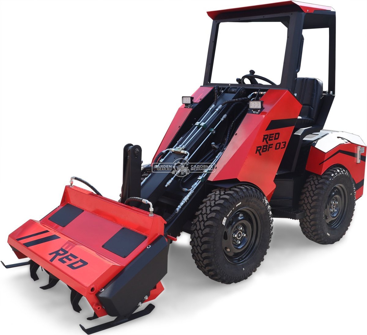 Культиватор RED для мини-погрузчика, ширина 125 см., 138 кг.