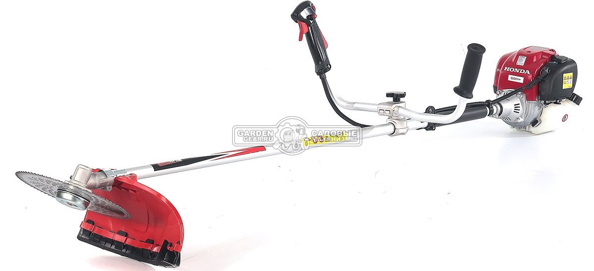 Бензокоса EVOline BCG 35H (4T) 4-х тактная (PRC, Honda 35.8 см3, 1.3 л.с., леска 2.5 мм + нож + пильный диск, ремень, 7.3 кг)