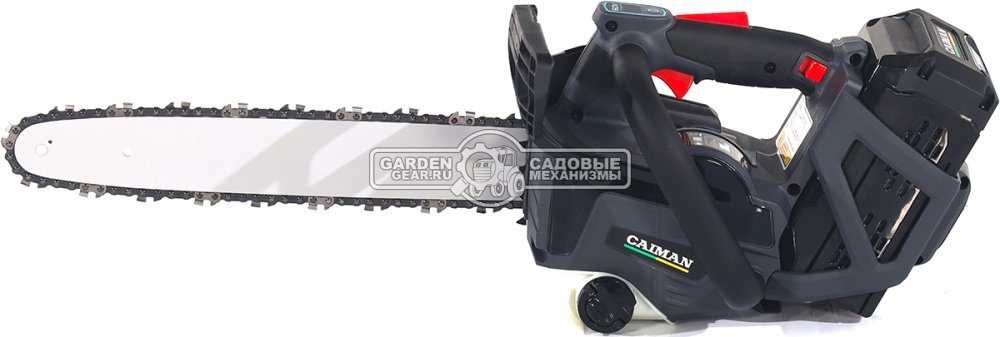 Пила аккумуляторная цепная Caiman ENO CSTi14 14" с АКБ B6040 и ЗУ C6055 (RUS, BL 60В, Standart Connect, 3/8"-1.1-52E, 2,0 кг.)