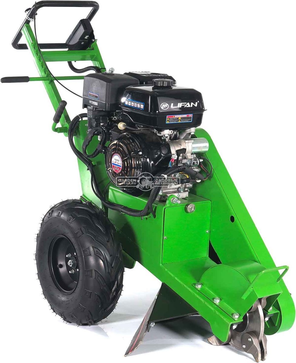 Измельчитель пней Дровосек ИП350 (RUS, 420 см3, диаметр фрезы 340 мм, 150 кг)