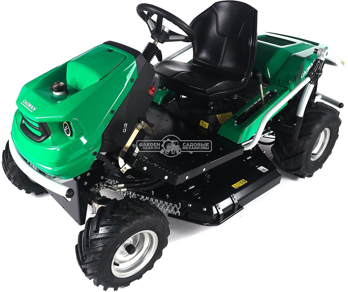 Садовый трактор для высокой травы и работы на склонах Caiman Croso Max 4WD 97D2C2 (CZE, Caiman V-Twin, 708 куб.см., 92 см, дифференциал, 349 кг.)