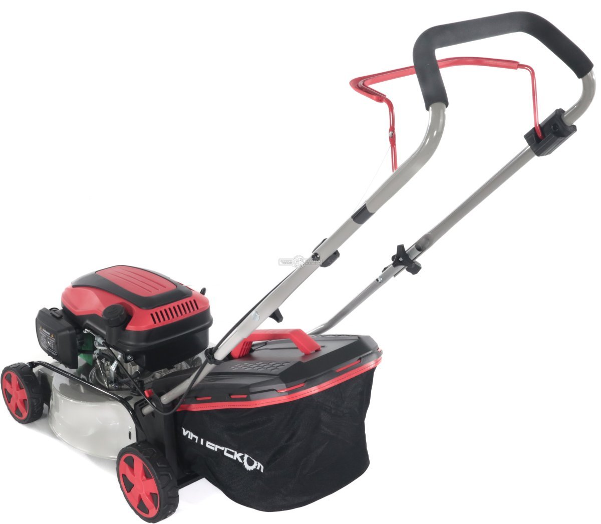 Газонокосилка бензиновая несамоходная Интерскол ГБ-42/145 Стандарт (PRC, 41 см, 145 см3, 40 л, сталь, 17.5 кг)