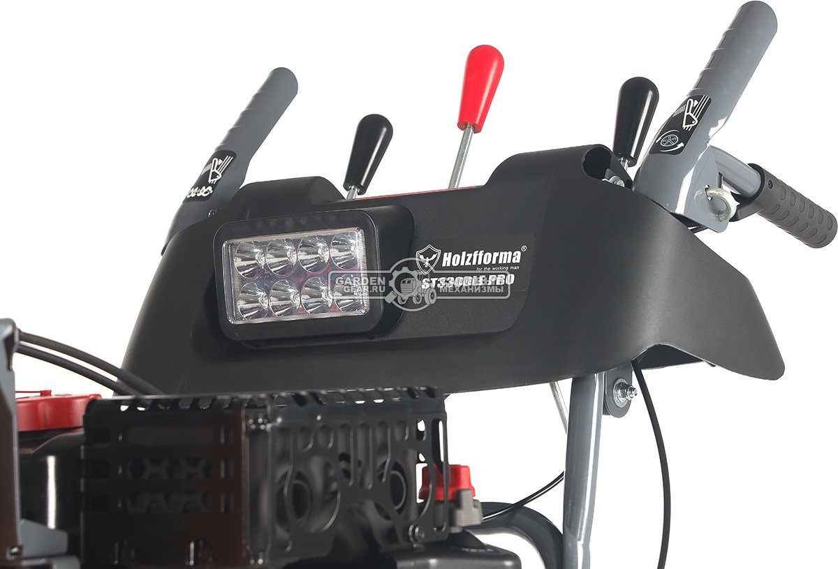 Снегоуборщик Holzfforma ST330DLE PRO Quattro Auger (PRC, 76 см, LCT Snow Storm 414 см3, эл/стартер 220В, LED фара, AutoTurn, скорости 6/2, 115 кг.)