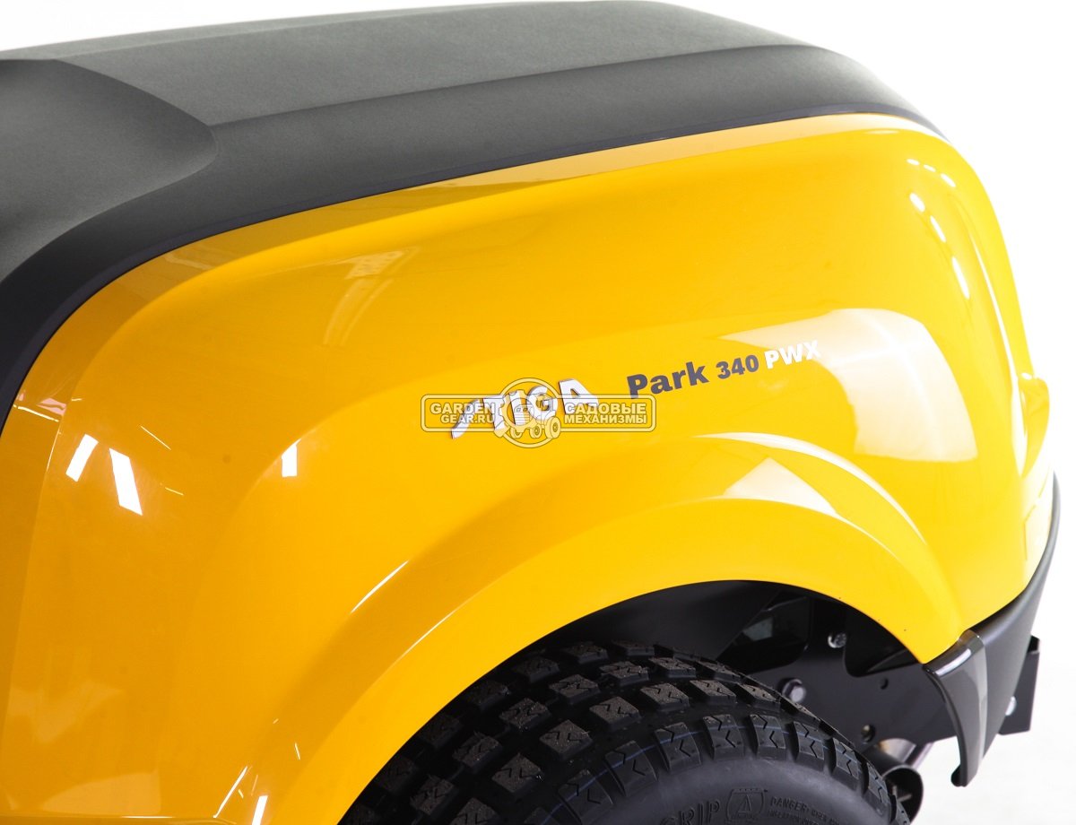 Садовый райдер Stiga Park Compact 340 PWX 4WD без деки (ITA, Stiga ST550 V-Twin, 586 куб.см., гидростатика, полный привод, 202 кг.)