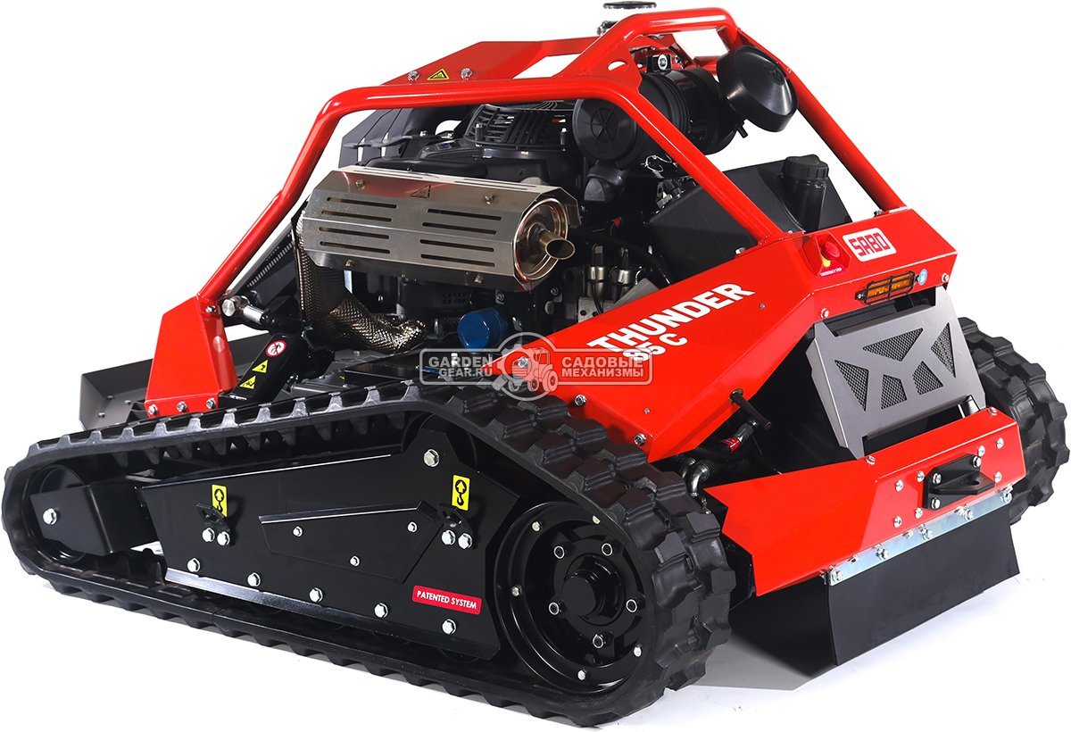 Робот газонокосилка для кошения склонов SABO THUNDER 85 C с дистанционным управлением (GER, 85 см., Honda iGXV 700 EFI, 699 куб.см., 580 кг.)