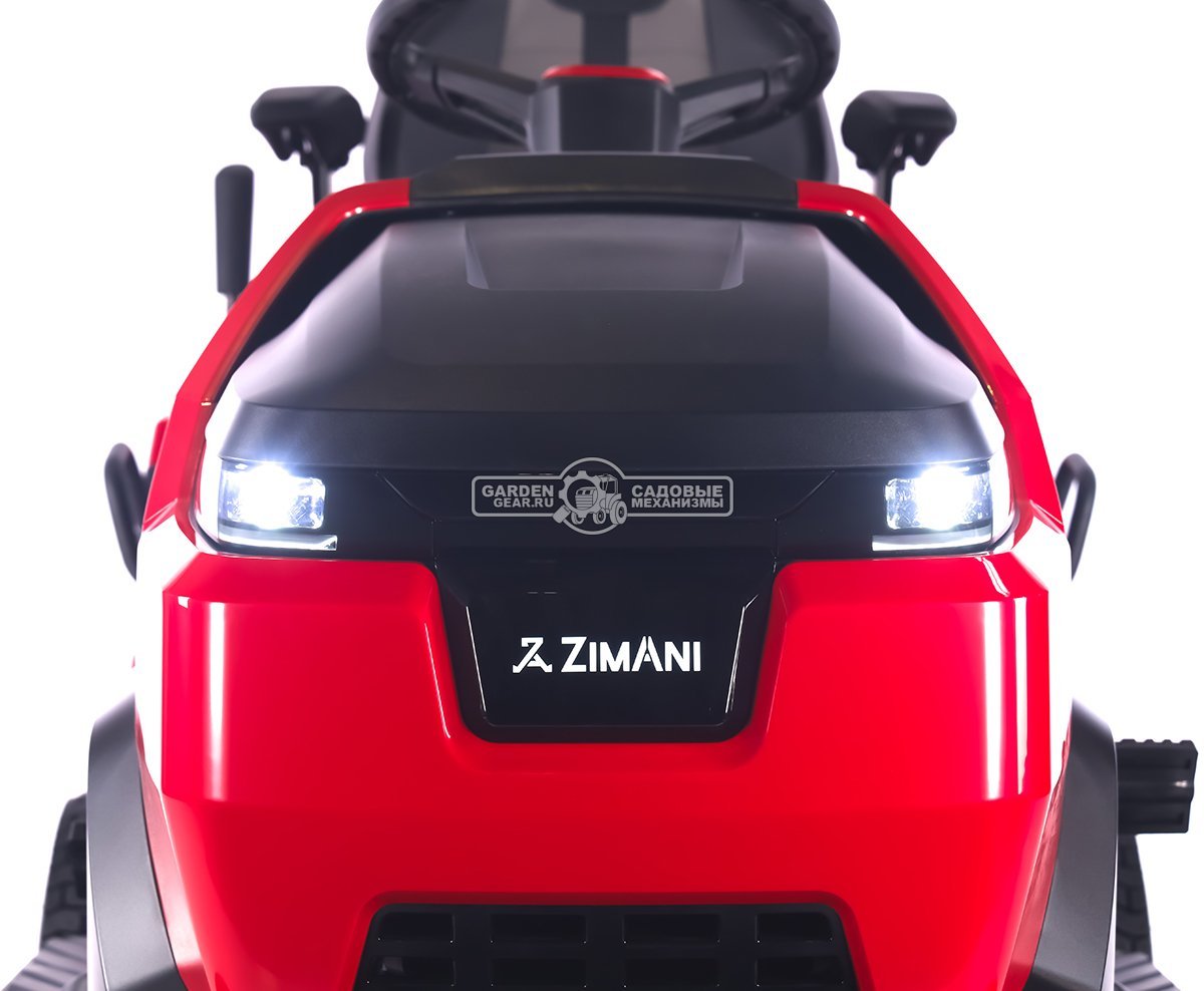Садовый трактор ZimAni TC242HVD (PRC, Honda 688 куб.см., гидростатика, дифференциал, травосбор. 320 л, шир. кошения 107 см, LED панель, 195 кг)