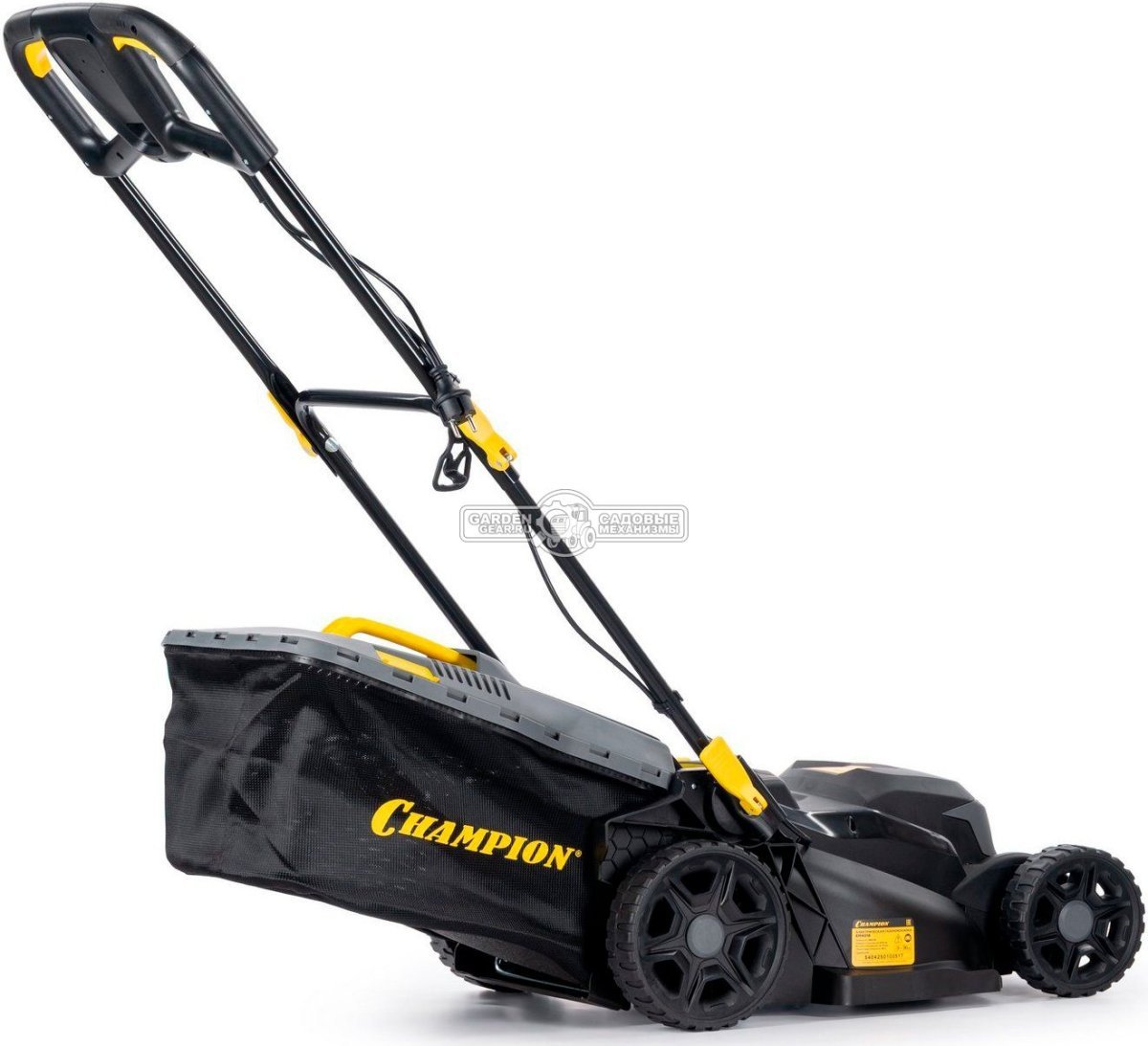 Газонокосилка электрическая Champion EM4018 (PRC, 1800 Вт, 40 см, пластик, 40 л, мульчирование, 16.4 кг)