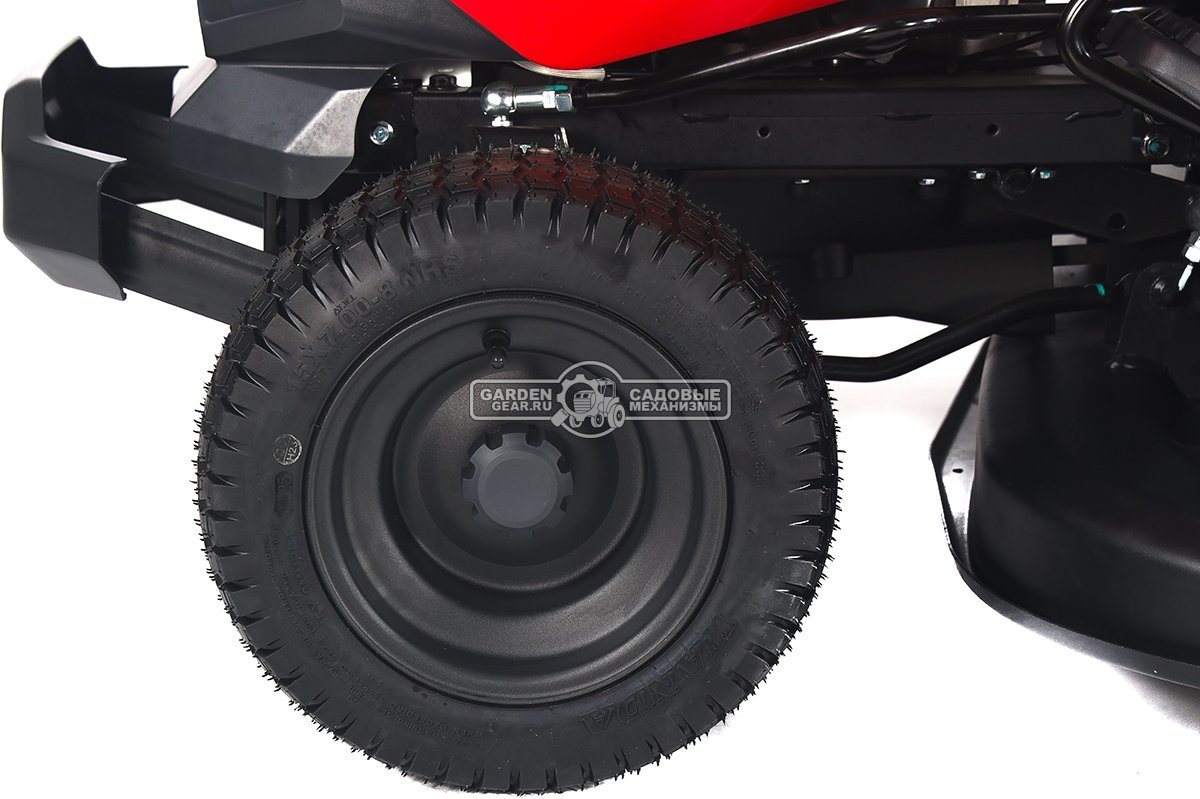 Садовый трактор ZimAni TS108HVD MY2025 (PRC, Loncin 586 куб.см., гидростатика, дифференциал, боковой выброс, шир. кошения 108 см, LED панель, 175 кг)