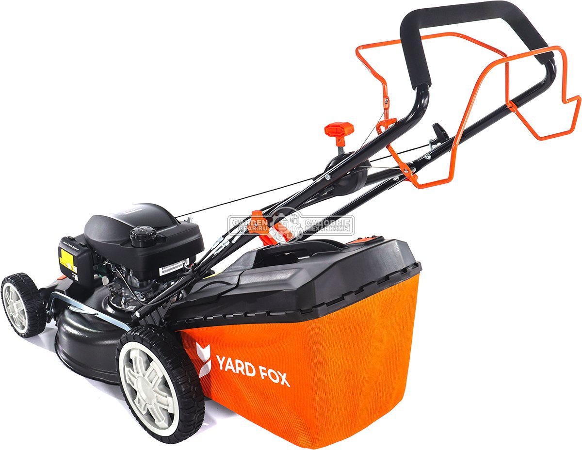 Газонокосилка бензиновая Yard Fox 53SH V (PRC, 53 см, Honda GCV200, 202 см3, вариатор, сталь, 3 в 1, 60 л, 36.8 кг)