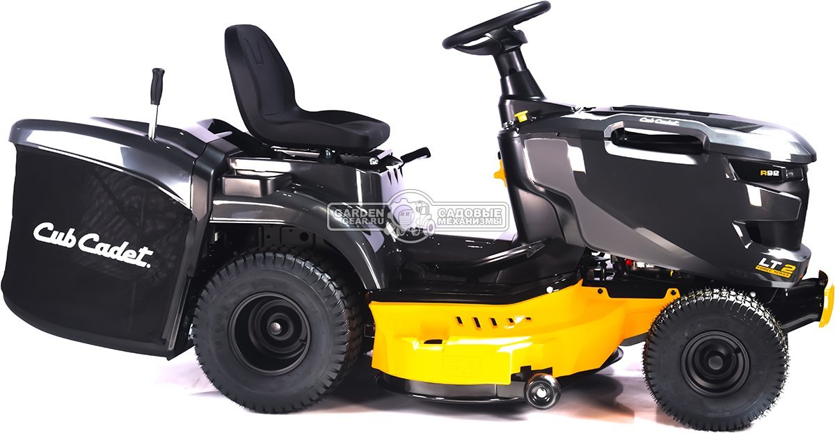 Садовый трактор Cub Cadet LT2 R92 (PRC, Cub Cadet, 547 куб.см., гидростатика, травосборник 245 л, ширина кошения 92 см, 198 кг)
