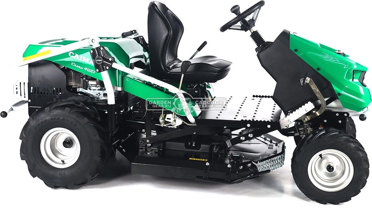 Садовый трактор для высокой травы и работы на склонах Caiman Croso Max 4WD 97D2C2 (CZE, Caiman V-Twin, 708 куб.см., 92 см, дифференциал, 349 кг.)